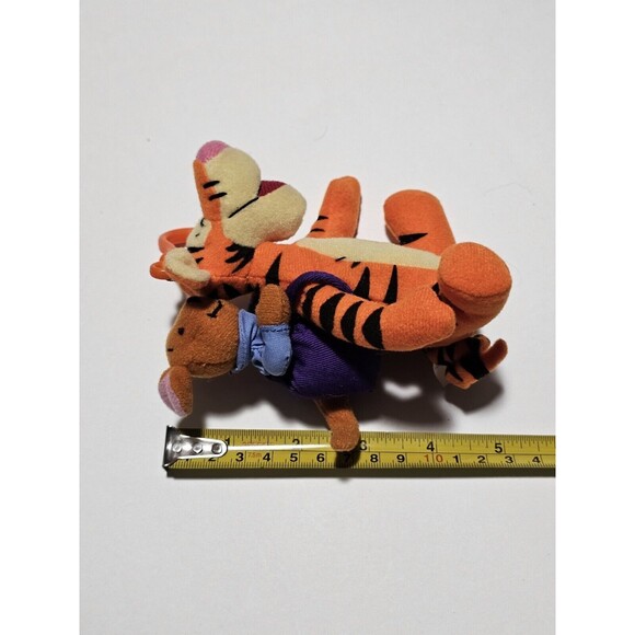 Vintage Disney Tigger And Roo Plush 4.5" Applause Backpack Clip Stuffed Animal - Picture 6 of 7